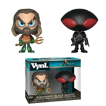 （不挑盒）VYNL水行俠 水行俠 黑蝠鱝 2入 Aquaman Black Manta