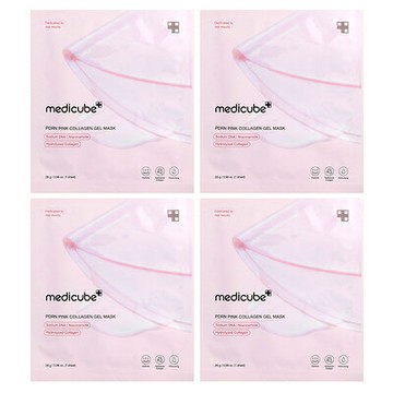 Medicube, PDRN Pink Collagen Gel Beauty Mask , 4 Sheets, 0.98 oz (28 g) Each
