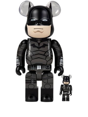 Medicom Toy - The Batman Bearbrick 100% And 400% figurine - unisex - Plastic - One Size - Black