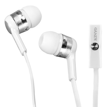 KINYO 手機專用耳機麥克風 線長1.2m  IPEM-68