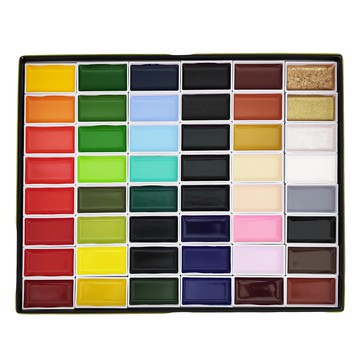 Kuretake 吳竹 顏彩耽美 MC20/48V 水彩顏料套裝  48色  1盒