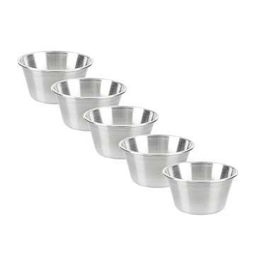 Sten Factory 304不鏽鋼醬料碗 1號 5入  5個  銀