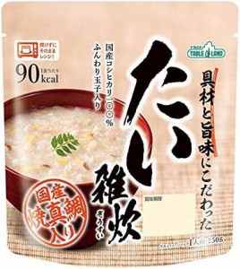 テーブルランド 具材と旨味にこだわったレンジ対応たい雑炊 250g×12袋