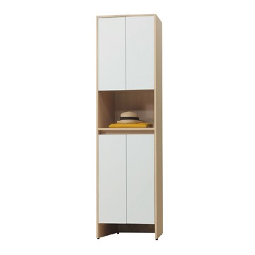 ASSARI-原木雙色2尺四門鞋櫃(寬61x深39x高201cm)