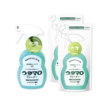(1+2超值下殺組) 日本Utamaro東邦歌磨 居家魔法泡沫萬用清潔劑 400mlx1瓶+350ml補充包x2袋