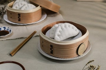 小餃子 Dumpling 純手作 吊飾 家飾品 貓咪兒童玩具 中式料理