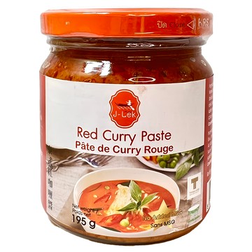 J-Lek 泰式紅咖哩  195g  1瓶