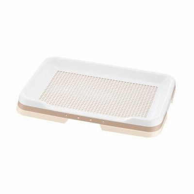 リッチェル お掃除簡単ステップトレー レギュラー アイボリー [犬用トイレ トイレトレイ 水洗いOK ペット用品]