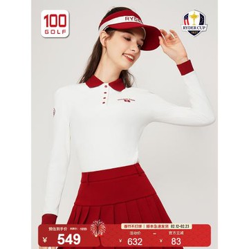 (免運)RyderCup萊德杯高爾夫女裝長袖T恤春秋季時尚復古新風翻領Polo衫
