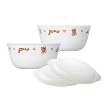 【康寧餐具 CORELLE】 Harry Potter哈利波特 900ml拉麵碗4件組-D02