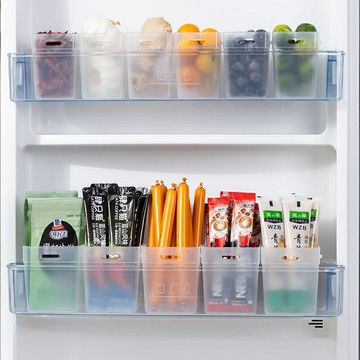 ✨台灣現貨?? 冰箱儲物盒 食品置物盒 側邊收納盒 卡扣設計分類盒 2入裝 #丹丹悅生活