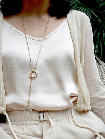 KIKI necklace - 燈工 手工燒製玻璃水珠 項鍊 頸鏈