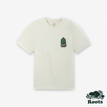 Roots男裝- LANDSCAPE 短袖上衣-灰色