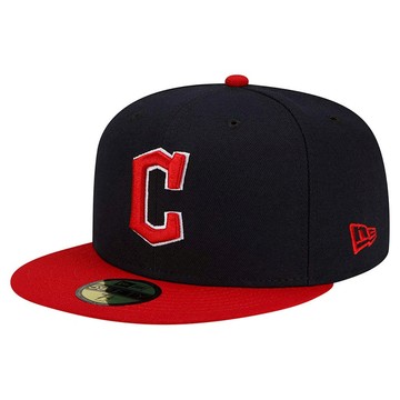 【NEW ERA】5950 MLB 球員帽 克里夫蘭守護者_主場 海軍藍-NE70664817