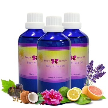 Body Temple 纖體按摩芳療精油 100ml x3瓶