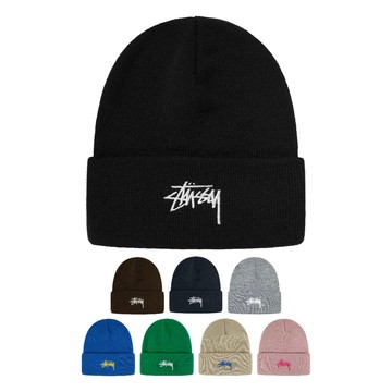 STUSSY 細針 STOCK CUFF BEANI 毛帽 多色 反折毛帽 針織毛線帽 情侶帽⫷ScrewCap⫸