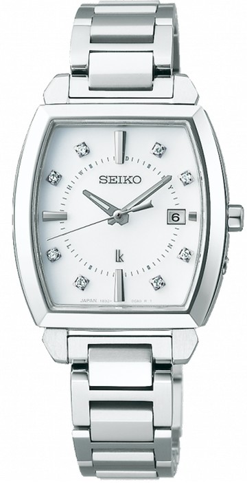 SEIKO 精工錶 LUKIA 系列 優雅太陽能電波酒桶型女錶 1B32-0AV0U(SSQW061J)-27x29mm-白面鈦帶【刷卡回饋 分期0利率】【APP下單點數13倍送】