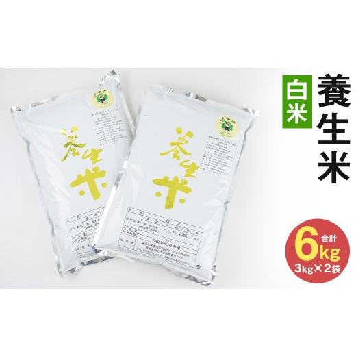 ふるさと納税 熊本県 菊池市 養生米 白米 合計6kg（3kg×2袋） お米 米 精米 ヒノヒカリ