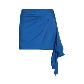 Gauge81 - Blue Lapis Silk Himeji Mini Skirt
