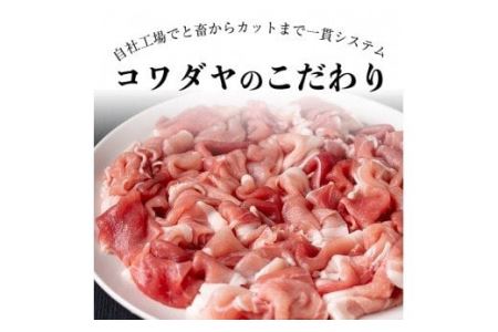 No.404 鹿児島県産黒豚肉使用！黒豚切り落とし合計1.3kg超！(150g×9P)