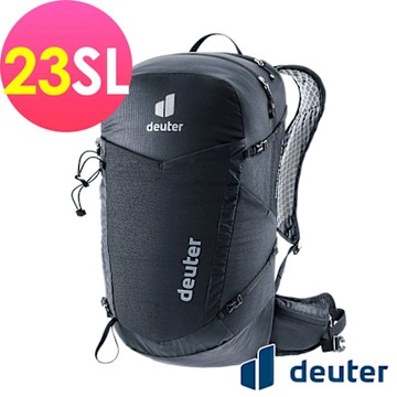 【deuter 德國】SPEED LITE PRO 23SL超輕量旅遊背包3412225黑/透氣/輕盈/登山包/越野包