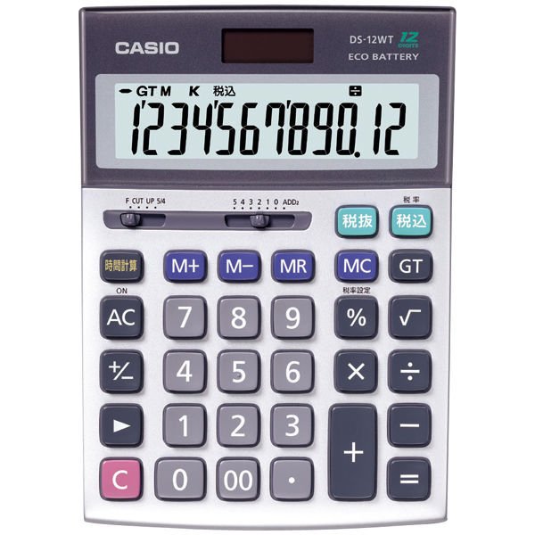 カシオ計算機カシオ計算機　CASIO　本格実務電卓　DS-12WT-N