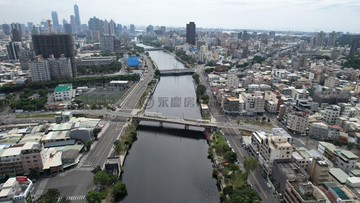 面愛河三面臨路三角窗優質建地｜高雄市鼓山區鼓中段一小段