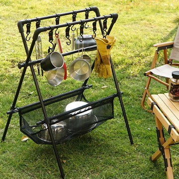 Baby童衣 戶外露營折疊儲物收納架 11415