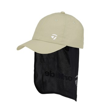 【TaylorMade】UV防護高爾夫球帽(男)-卡其 / 灰 / 黑
