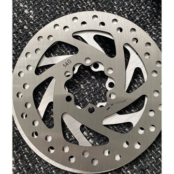 精選特惠 140 160mm自行車代駕車電動滑板車剎車盤碟片剎車片不鏽鋼盤厚2mm