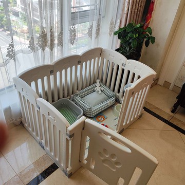 附發票 狗圍欄狗籠子寵物圍欄室內柵欄桿泰迪柯基中小型犬隔離護欄狗屋