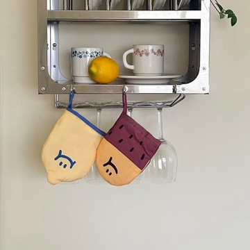 🇰🇷 韓國KKOBA 現貨 Second Morning 檸檬造型 隔熱手套 居家系列 地瓜 烤箱手套 廚房小物 文創