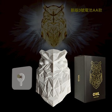 【24H台灣現貨速寄】[樹脂版] (送電池和掛勾) 動物壁燈 貓頭鷹 老鷹燈 23A12V電池供電小夜燈 LED 壁燈