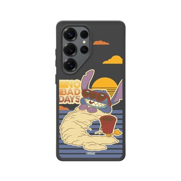 Galaxy S25 Ultra SolidSuit 黑 - 迪士尼-史迪奇 Disney Stitch - 史迪奇 - 海灘上的史迪奇