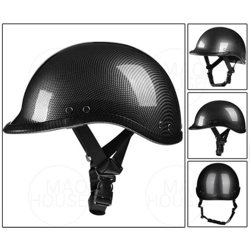 グレーインディアン野球帽バイクヘルメット 半ヘルレトロ ハーレーハーフヘルメット