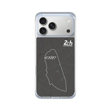iPhone 17 Pro Max ClearX (MagSafe 兼容) 冰透藍 - 24 Hours of Le Mans - Racetrack - White