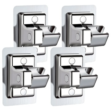 蓮蓬頭底座 Y875 質感銀 ABS材質 360度旋轉  7 x 5.5 x 9.5cm  4個