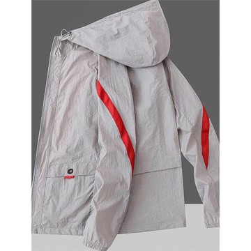 夏季男士防曬衣外套超薄款冰絲防曬服夾克潮流男裝防紫外線皮膚衣