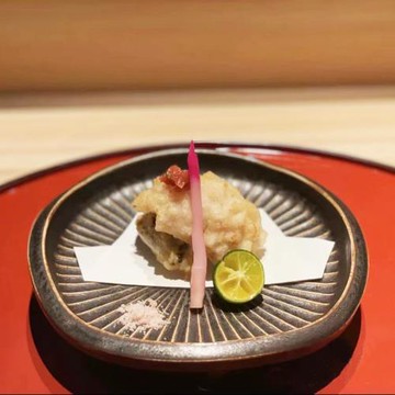 日式懷石料理餐具創意四腳異形盤子復古烤物盤日料天婦羅盤刺身盤