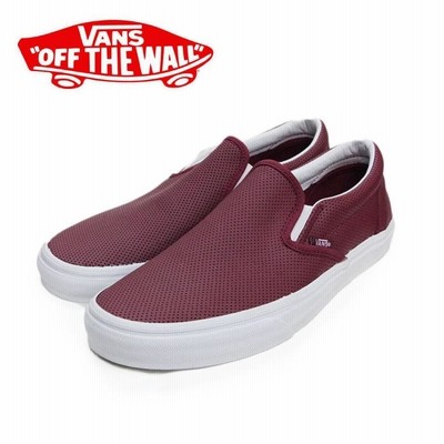 【VANS(バンズ)】DEADSTOCK Classic Slip-On デッドストック クラシックスリッポン パンチングレザー 箱無し