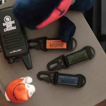 Matchwood Military 軍用勾扣鑰匙圈 3色 - 藍標