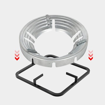 灶台聚火罩 聚火防風罩家用煤氣灶擋風圈通用加厚型防滑天燃氣液灶台配件【MJ6118】
