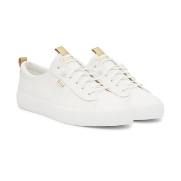 KEDS KICKBACK 舒適皮革懶人休閒小白鞋9243W123721