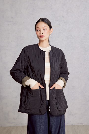 25FW 绗縫雙面穿外套