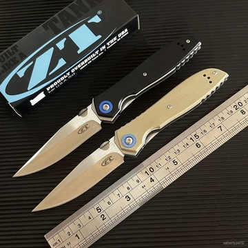 廠家批髮ZT0640折疊刀戶外野營便捷生存小刀高硬度垂釣工具水果刀
