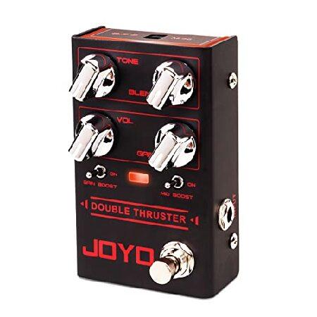 JOYO Bass Guitar Pedals High Gain Overdrive Effect Pedal with Independent Mid Frequency and Gain Boost for Bassist Electric Guitar Bass DOUBLE THRUSTE