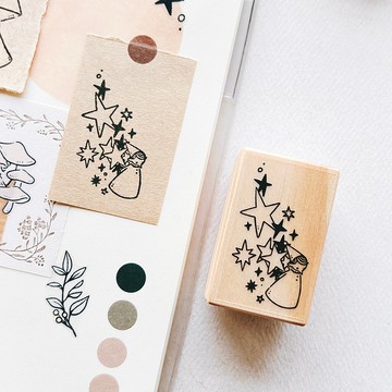 【星星花園】星星收集者/ 半手工印章