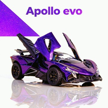 ❤️‍🔥夏日新品 免運特惠處理一批幻紫色阿波羅EVO合金車身多處可開 孩子收藏禮物玩具🎁交換禮物 畢業禮物 送男女朋