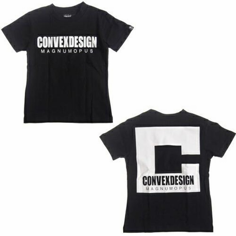 60%OFFセール CONVEX コンベックス 110-160cm ロゴ半袖Tシャツ クロ  