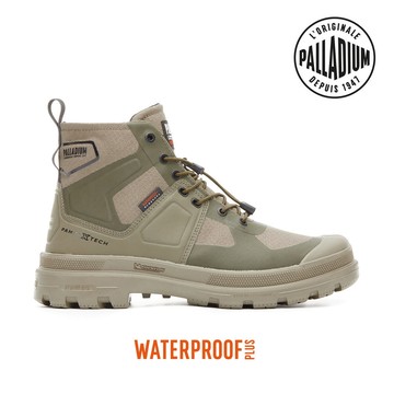 Palladium PAMPA X TECH EXP WP+ 男女 防水靴 墨綠 74067308